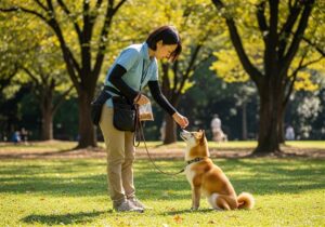 犬をしつける