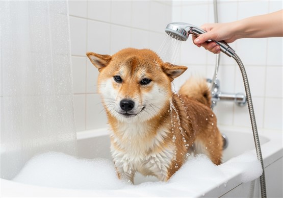 犬のお風呂嫌い